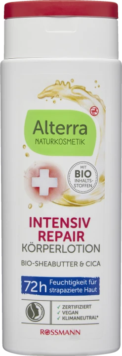 Alterra NATURKOSMETIK Intensiv Repair Körperlotion Bio-Sheabutter & Cica