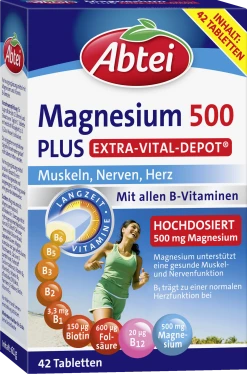 Abtei Magnesium 500 Plus Extra-Vital-Depot