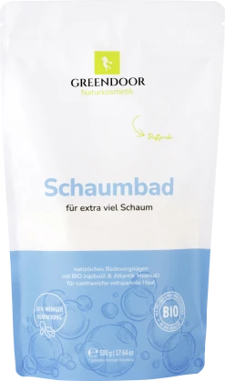 GREENDOOR Schaumbad Mit Bio Jojobaöl Und Atlantik Meersalz