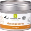 GREENDOOR Massagekerze Orange