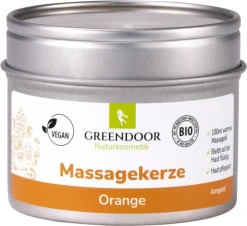 GREENDOOR Massagekerze Orange