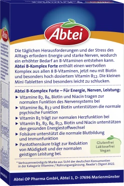 Abtei B-Komplex Forte Mini-Tabletten -NIVEA SHOP MAM 10299026 SHOP IMAGE 1.4