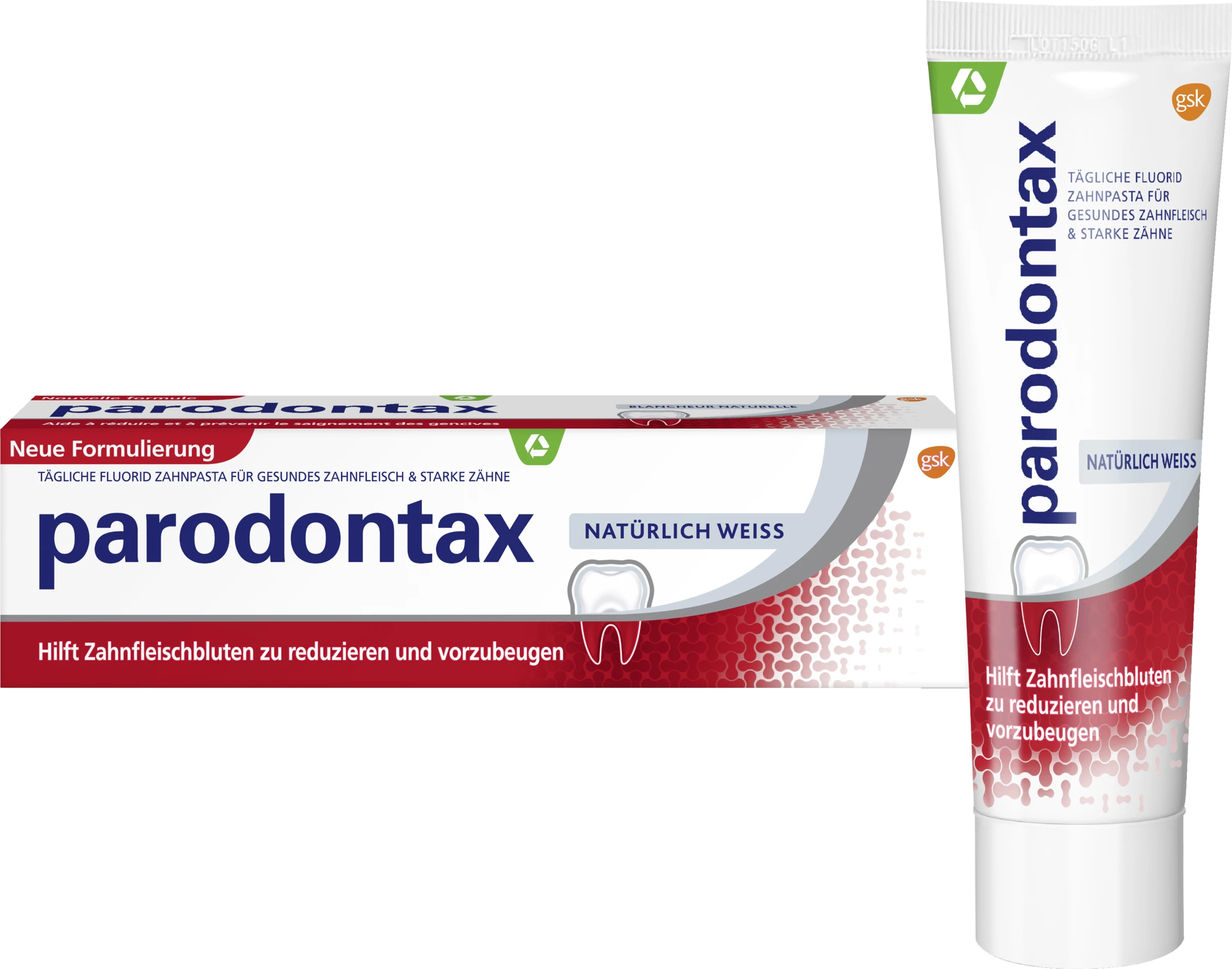 Parodontax Natürlich Weiss Zahnpasta 2 Parodontax Natürlich Weiss Zahnpasta – Bild 2