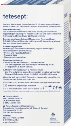 Tetesept Meerwasser Nasendusche -NIVEA SHOP MAM 10402150 SHOP IMAGE 1.4