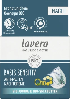 Lavera Basis Sensitiv Anti-Falten Nachtcreme