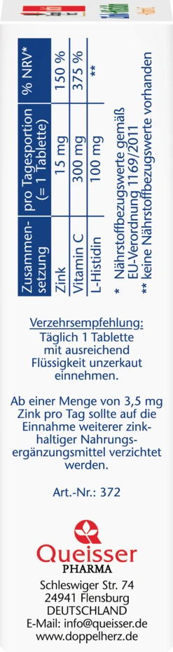 Doppelherz Aktiv Zink + Histidin + Vitamin C Depot Tabletten -NIVEA SHOP MAM 10527352 SHOP IMAGE 1.4