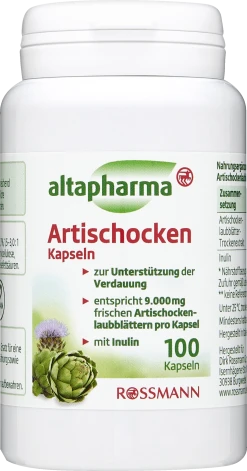 Altapharma Artischocken Kapseln -NIVEA SHOP MAM 10555884 SHOP IMAGE 1.4