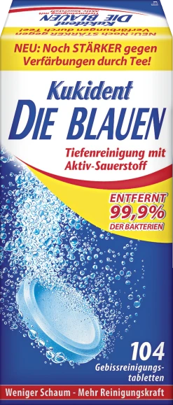 Kukident Die Blauen Gebissreinigungstabletten