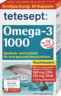 Tetesept Omega-3 Lachsöl 1000