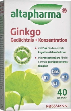 Altapharma Ginkgo Gedächtnis + Konzentration