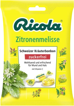 Ricola Zitronenmelisse Schweizer Kräuterbonbon Zuckerfrei