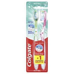 Colgate® Max White Medium Zahnbürste 1+1