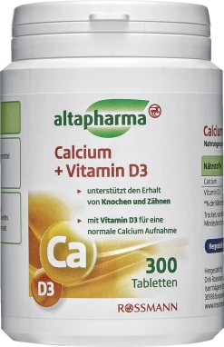 Altapharma Calcium 1000 + Vitamin D3 9 Altapharma Calcium 1000 + Vitamin D3 -NIVEA SHOP MAM 3785107 SHOP IMAGE 1.4