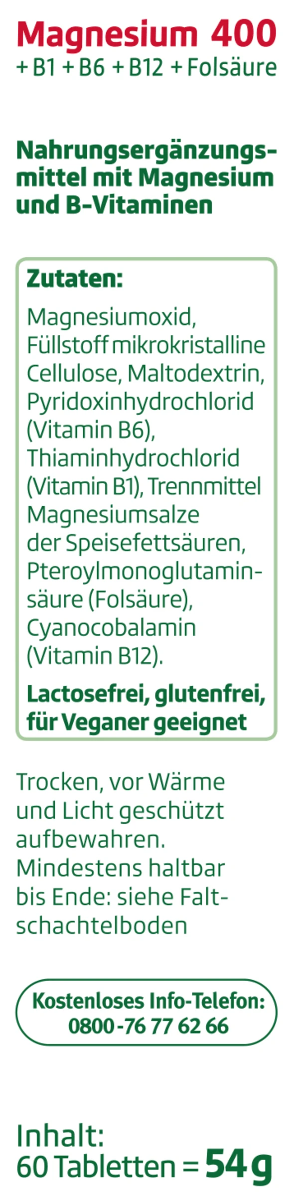 Altapharma Magnesium 400 2 Altapharma Magnesium 400 – Bild 2