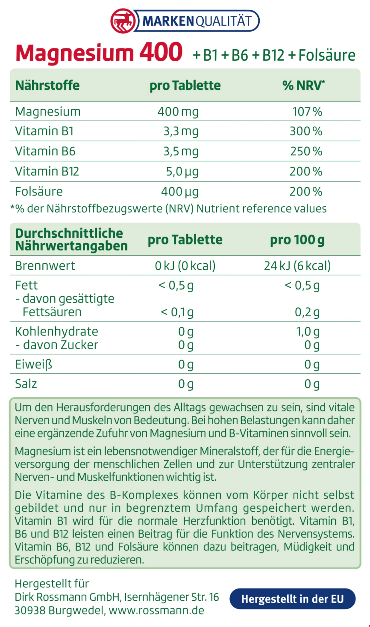 Altapharma Magnesium 400 4 Altapharma Magnesium 400 – Bild 4