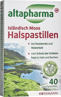Altapharma Isländisch Moos Halspastillen