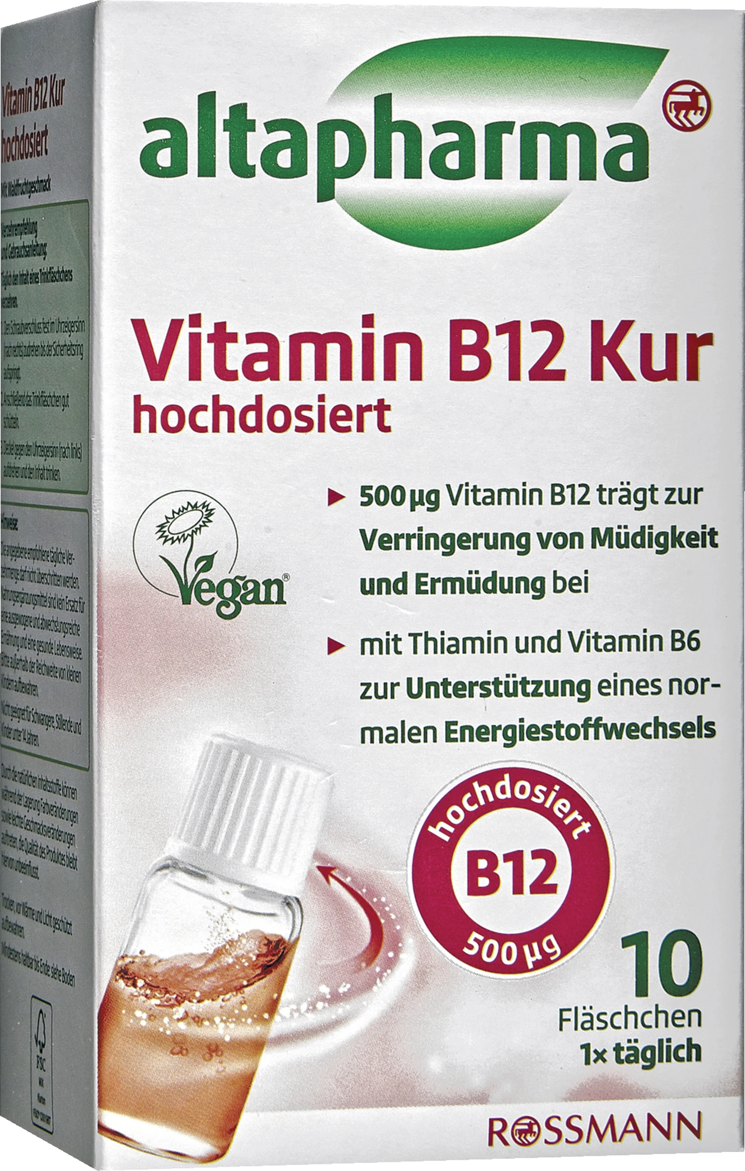 Altapharma Vitamin B12 Kur Hochdosiert 1 Altapharma Vitamin B12 Kur Hochdosiert