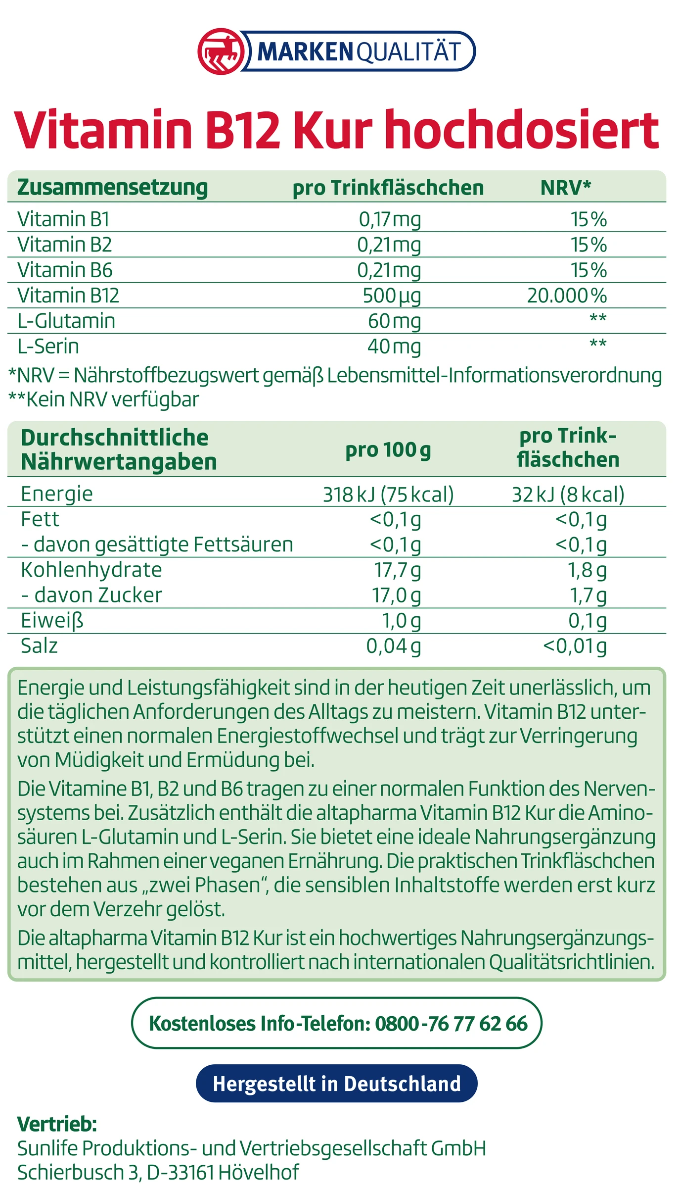 Altapharma Vitamin B12 Kur Hochdosiert 4 Altapharma Vitamin B12 Kur Hochdosiert – Bild 4