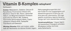 Ratiopharm Vitamin B-Komplex 7 Ratiopharm Vitamin B-Komplex -NIVEA SHOP MAM 5043882 SHOP IMAGE 3.3