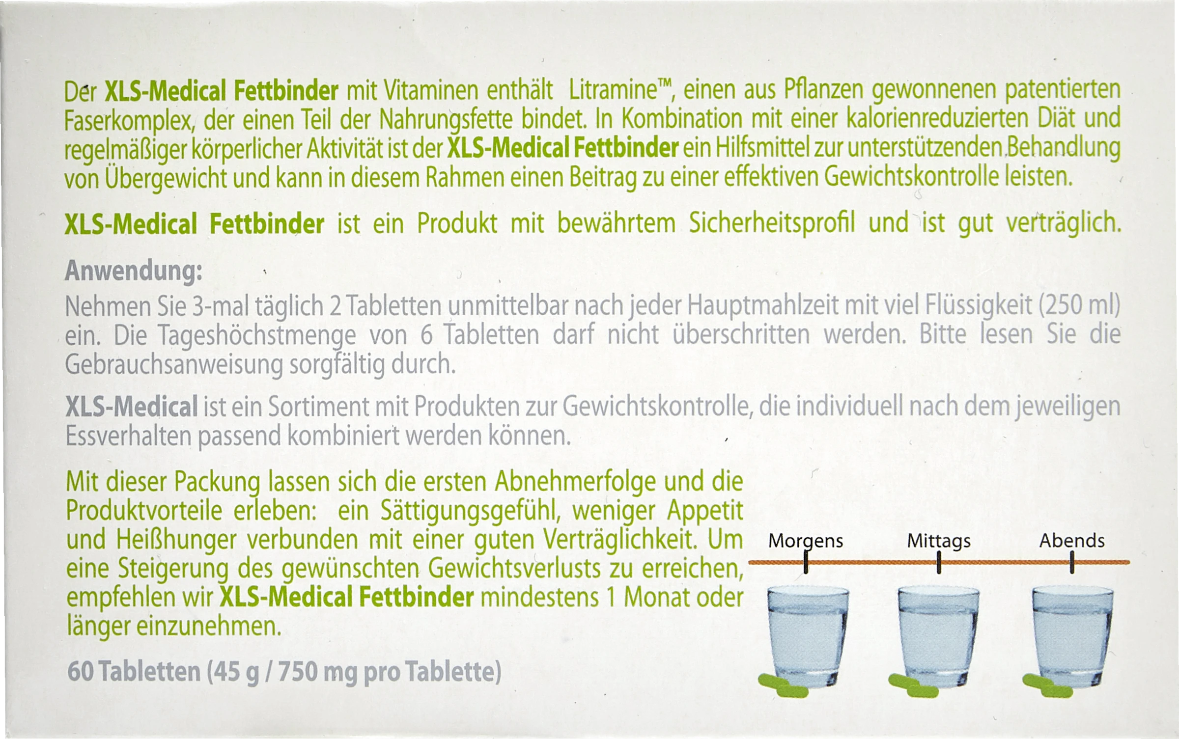 XLS-Medical Fettbinder Tabletten 3 XLS-Medical Fettbinder Tabletten – Bild 3