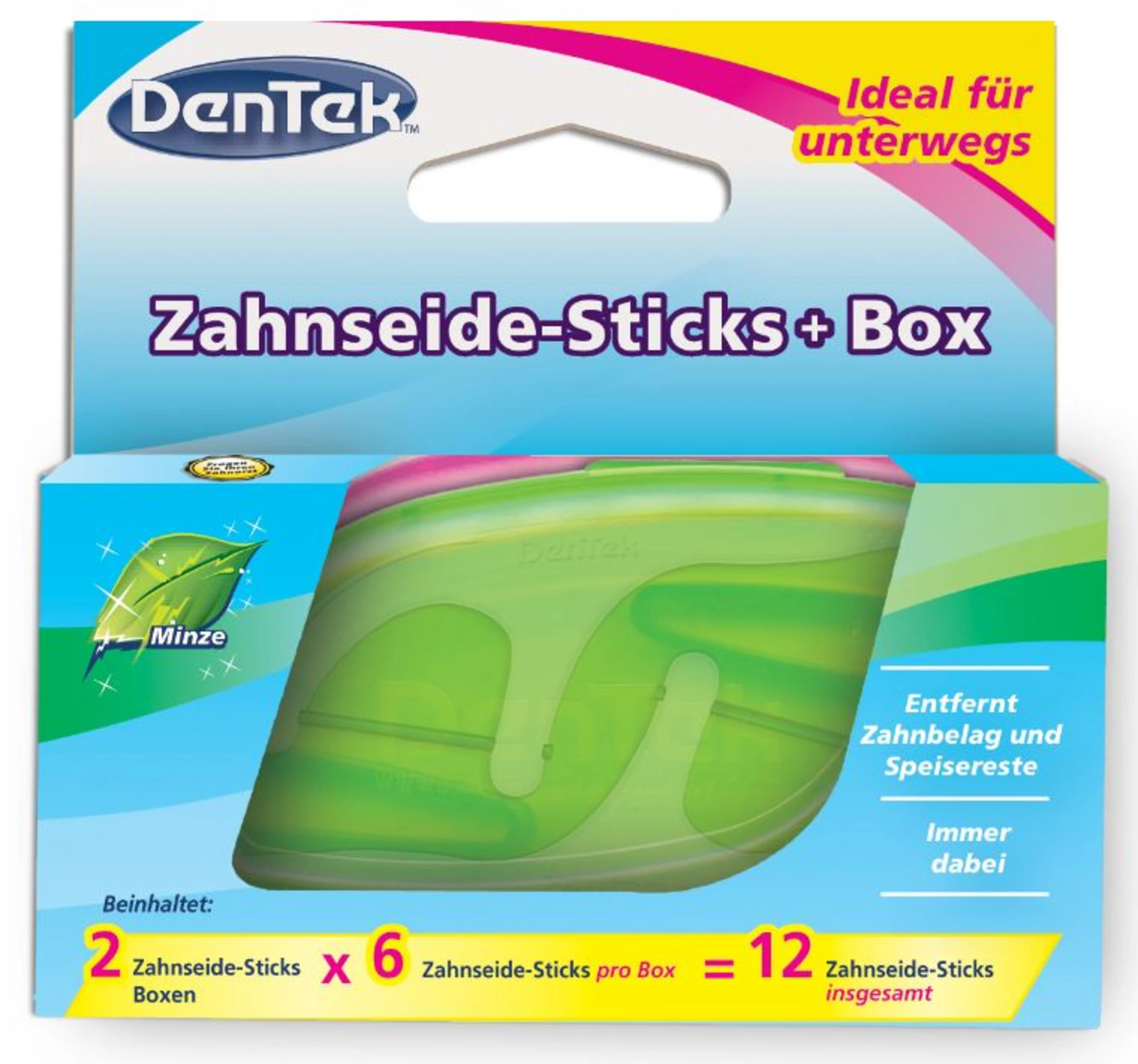 DenTek Zahnseide-Sticks + Box 1 DenTek Zahnseide-Sticks + Box