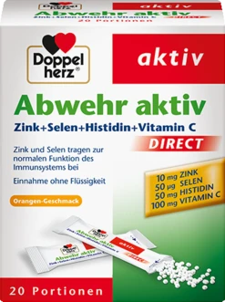 Doppelherz Aktiv Direct Abwehr Aktiv Zink + Selen + Histidin + Vitamin C
