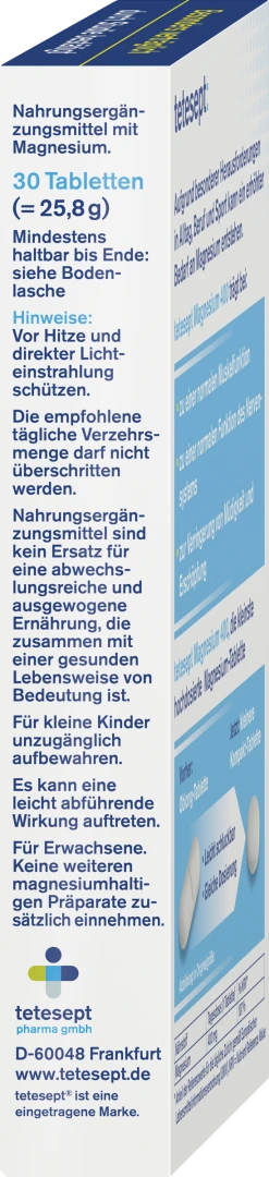Tetesept Magnesium 400 Hochdosiert Tabletten -NIVEA SHOP MAM 5755358 SHOP IMAGE 1.5