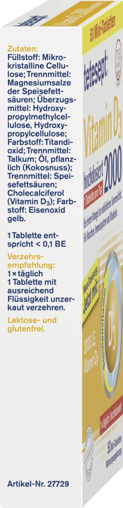 Tetesept Vitamin D3 2000 Hochdosiert 6 Tetesept Vitamin D3 2000 Hochdosiert -NIVEA SHOP MAM 5807718 SHOP IMAGE 1.4