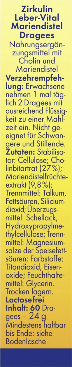 Zirkulin Leber-Vital Mariendistel Dragees -NIVEA SHOP MAM 5892395 SHOP IMAGE 1.4