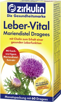 Zirkulin Leber-Vital Mariendistel Dragees
