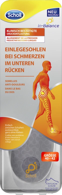 Scholl In-Balance Einlegesohlen Größe 40-42