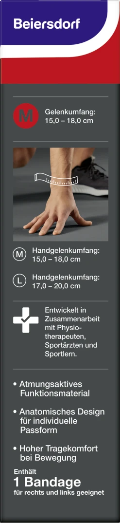 HANSAPLAST Sport Handgelenk-Bandage Gr. M -NIVEA SHOP MAM 6081831 SHOP IMAGE 1.6