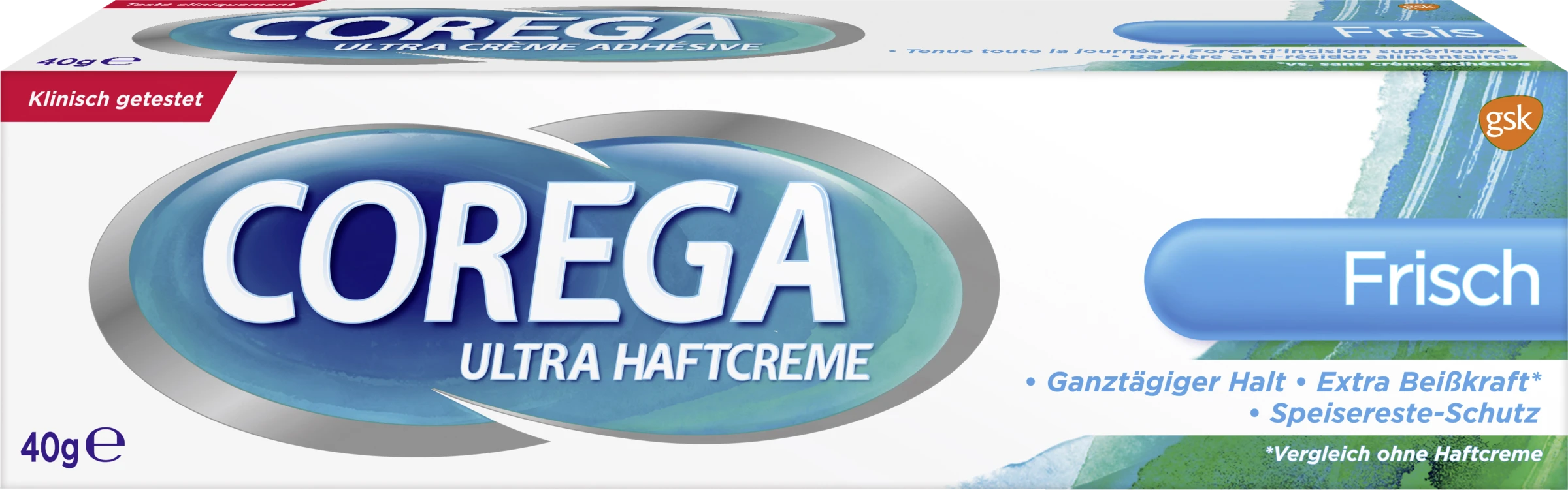 Corega Ultra Haftcreme Frisch 1 Corega Ultra Haftcreme Frisch