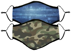 2er-Set Gesichtsmasken Kids