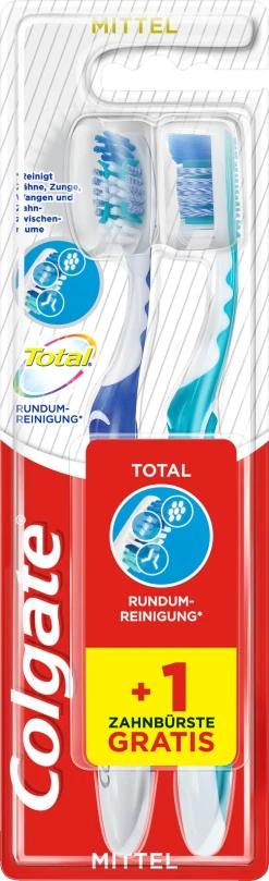 Colgate® Zahnbürste Total Mittel Doppelpack