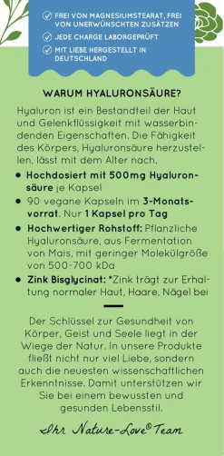 Nature Love Hyaluronsäure Kapseln -NIVEA SHOP MAM 6617888 SHOP IMAGE 1.4