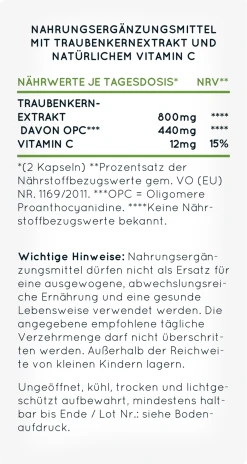 Nature Love OPC Traubenkernextrakt Kapseln -NIVEA SHOP MAM 6617900 SHOP IMAGE 1.4