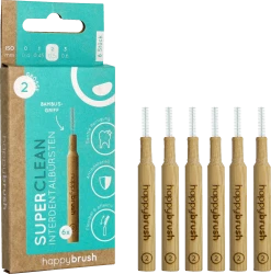 Happybrush SuperClean Interdentalbürsten ISO-Gr. 2