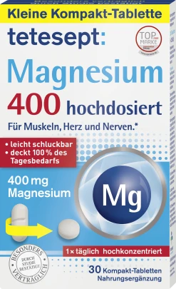 Tetesept Magnesium 400 Hochdosiert Tabletten