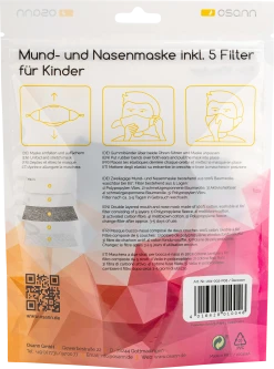 Osann Mund-und-Nasenmaske Kind Racoon Inkl. Filter -NIVEA SHOP MAM 6827576 SHOP IMAGE 1.4
