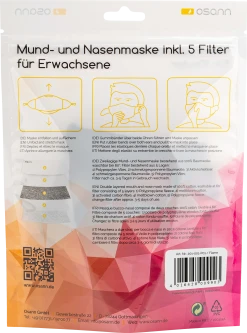 Osann Mund-und-Nasenmaske Erwachsenen Flame Inkl. Filter -NIVEA SHOP MAM 6827590 SHOP IMAGE 1.4