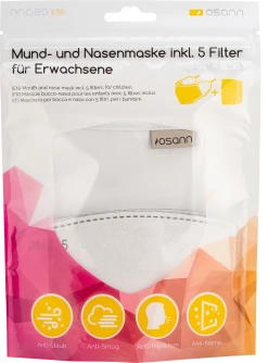 Osann Mund-und-Nasenmaske Erwachsenen Uni Weiß Inkl. Filter 12 Osann Mund-und-Nasenmaske Erwachsenen Uni Weiß Inkl. Filter -NIVEA SHOP MAM 6827673 SHOP IMAGE 1.4