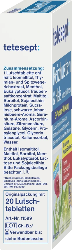 Tetesept Reizhusten & Hals Lutschtabletten -NIVEA SHOP MAM 6843969 SHOP IMAGE 1.7