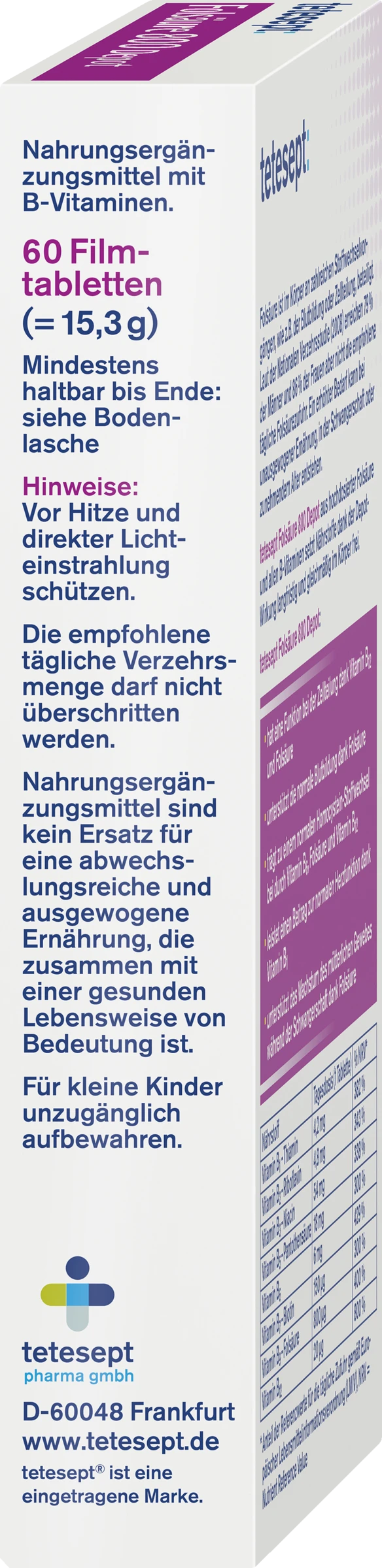 Tetesept Folsäure 800 Depot Mini-Tabletten 3 Tetesept Folsäure 800 Depot Mini-Tabletten – Bild 3