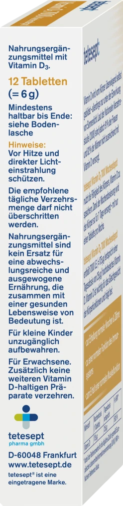 Tetesept Vitamin D3 7000 Wochendepot Tabletten -NIVEA SHOP MAM 6844096 SHOP IMAGE 1.5