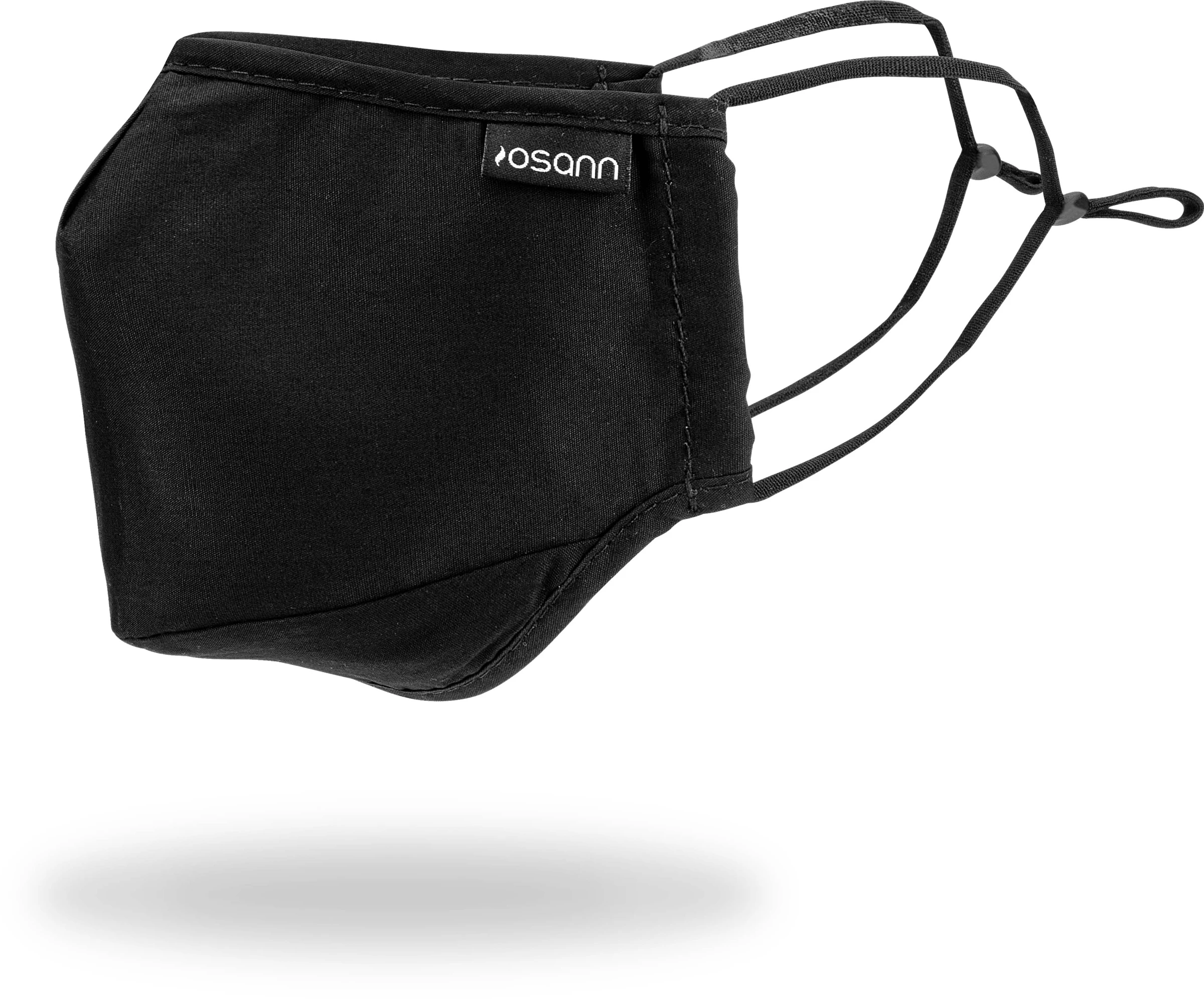 Osann Mund-und-Nasenmaske Erwachsenen Uni Schwarz Inkl. Filter 1 Osann Mund-und-Nasenmaske Erwachsenen Uni Schwarz Inkl. Filter