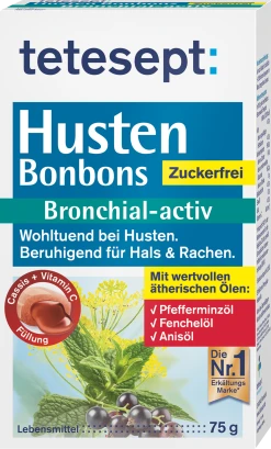 Tetesept Husten Bonbons Bronchial-activ Zuckerfrei