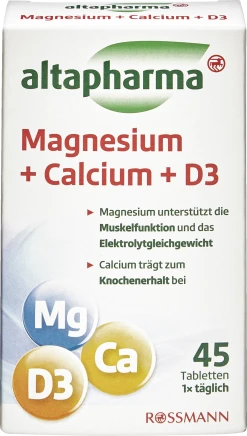 Altapharma Magnesium + Calcium + D3