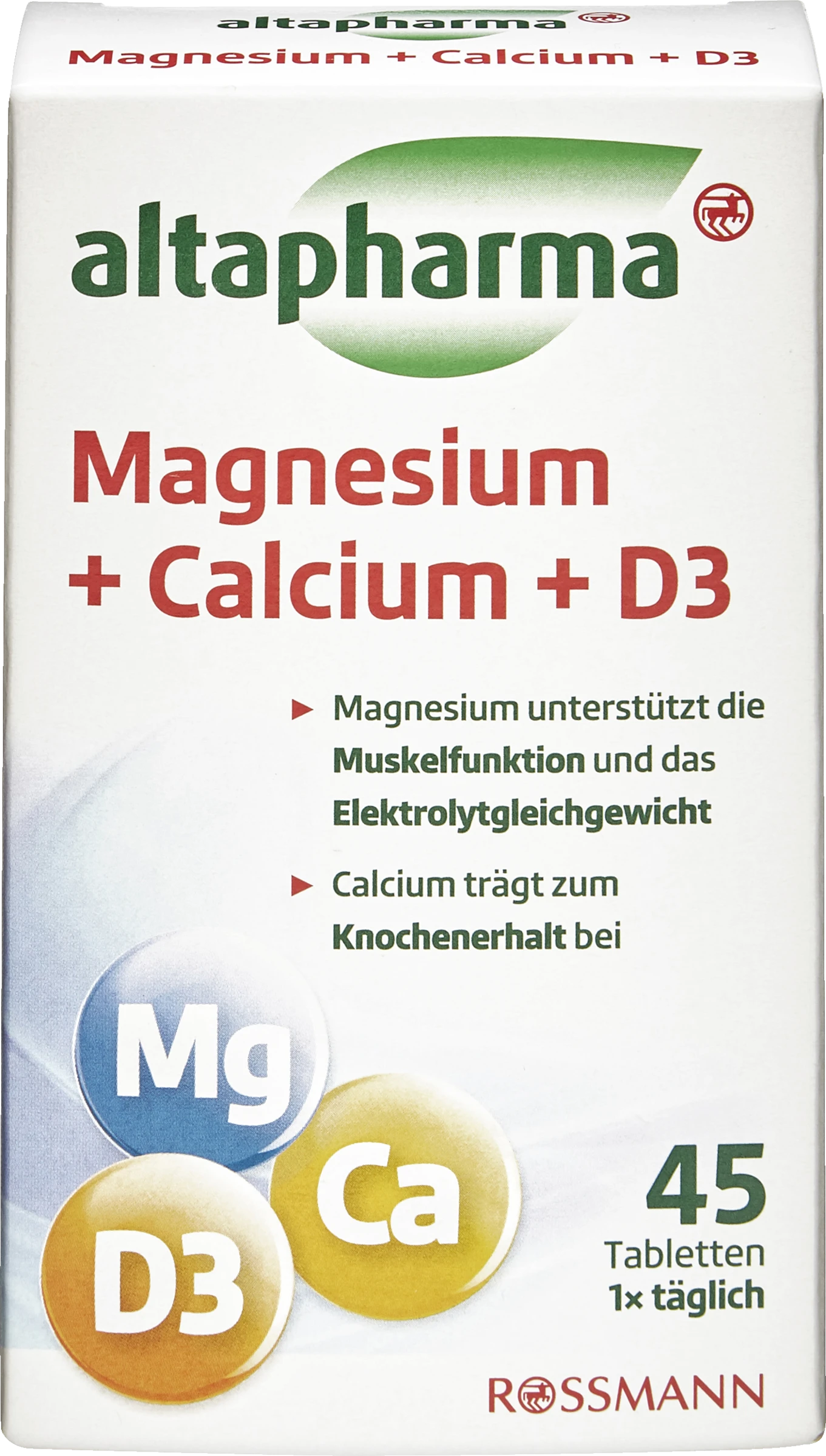 Altapharma Magnesium + Calcium + D3 1 Altapharma Magnesium + Calcium + D3