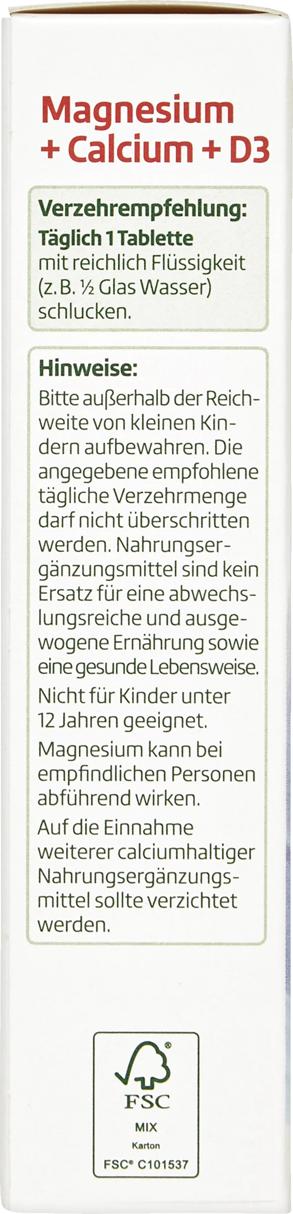 Altapharma Magnesium + Calcium + D3 3 Altapharma Magnesium + Calcium + D3 – Bild 3